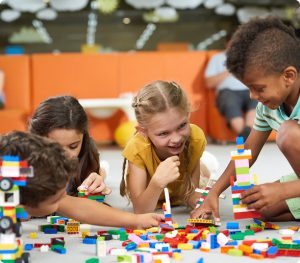 Kids busy in an activity